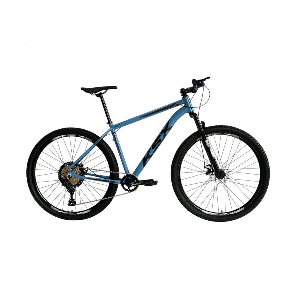 Bicicleta Aro 29 Ksx Sd7 12v Garfo Com Trava K7 11/50 Freios Hidráulicos Kit 1x12 - Azul/preto Tam. 19