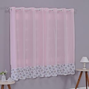 Cortina Baby 2 Metros Quarto de Bebê Infantil Menino Menina Varão Simples