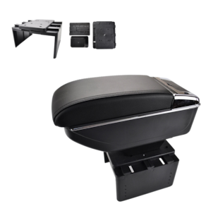 Console Central Universal Carro Camionete Entrada Usb Preto