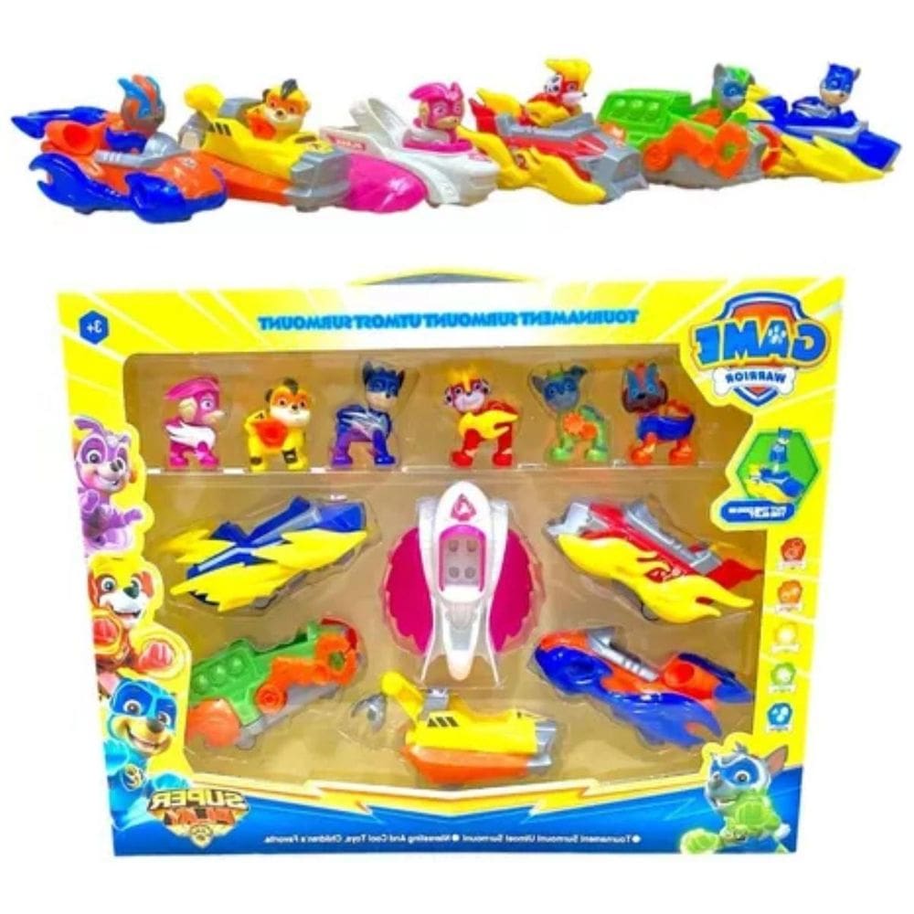 6 Boneco Equipe Canina Brinquedo Meninos E Meninas Garantia