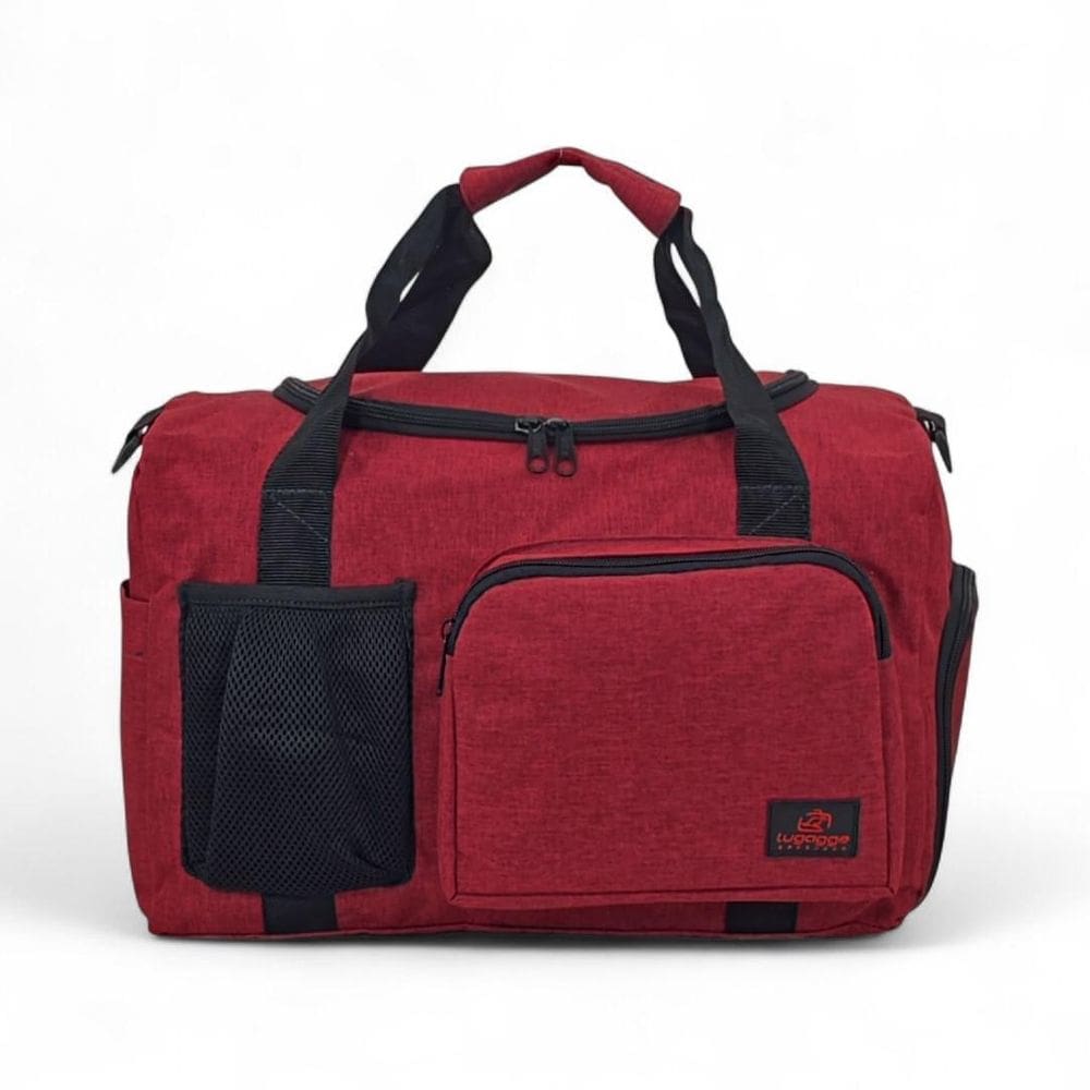 Bolsa Porta Chuteira Escola Futebol Campo Society Vermelho