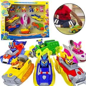 Presente Ideal 6 Boneco Da Equipe Canina Brinquedo Criança