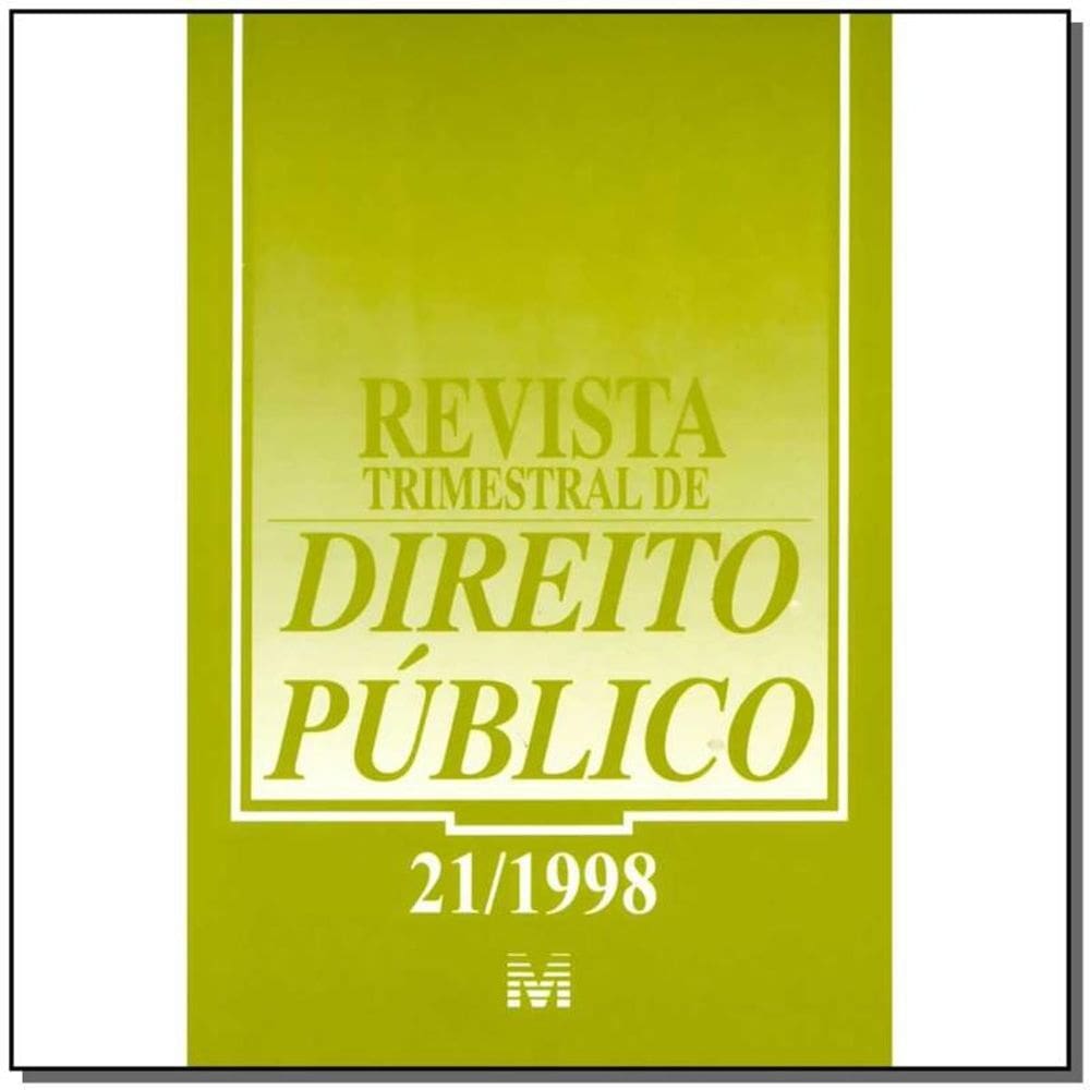Revista Trimestral De Direito Publico Ed. 21