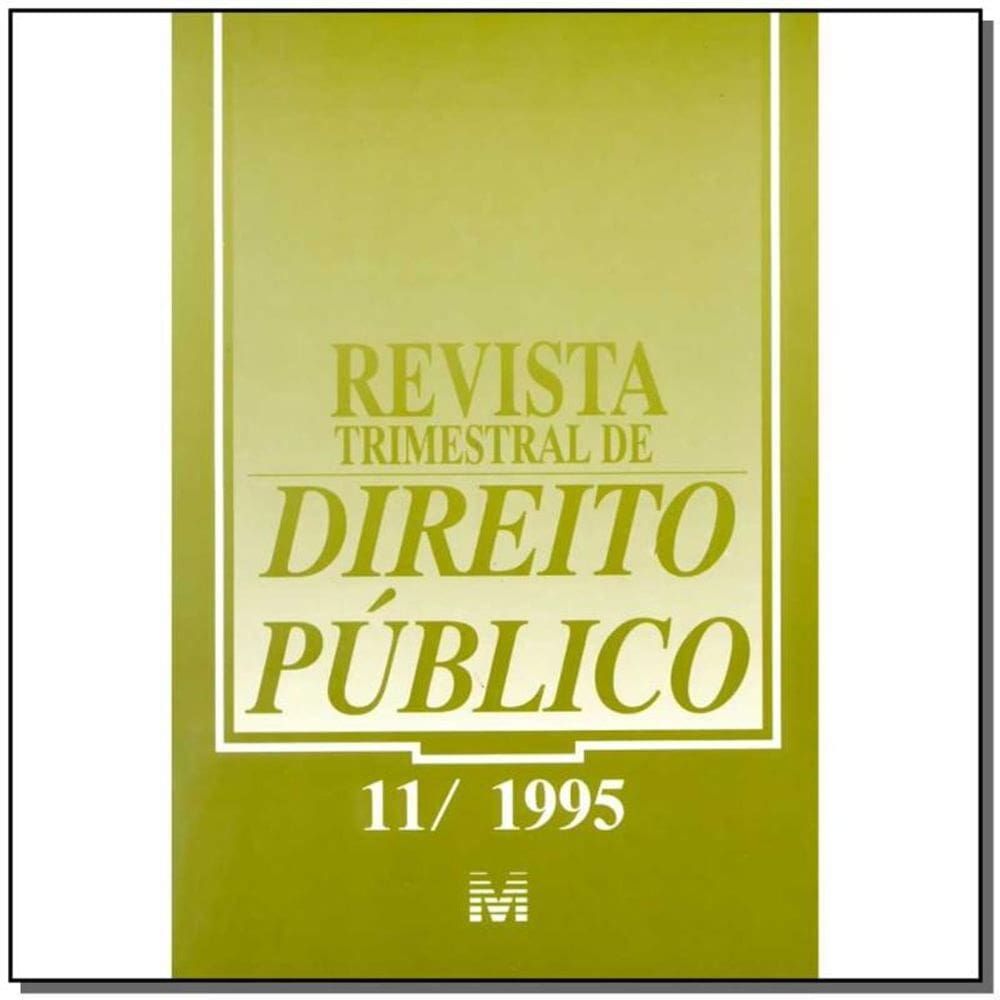 Revista Trimestral De Direito Publico Ed. 11