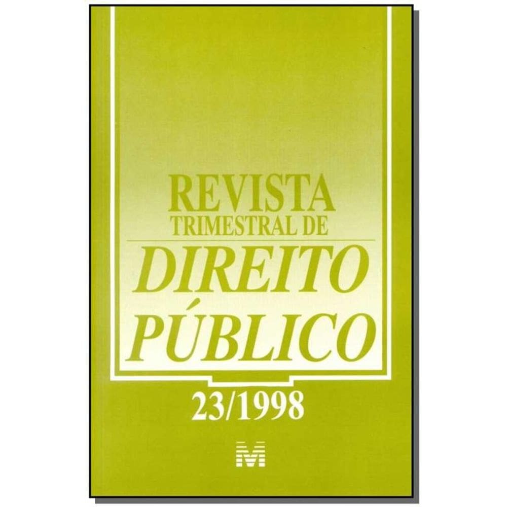Revista Trimestral De Direito Publico Ed. 23