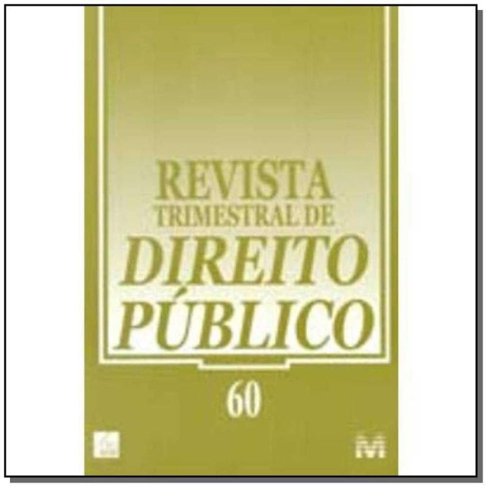 Revista Trimestral De Direito Publico Ed. 60