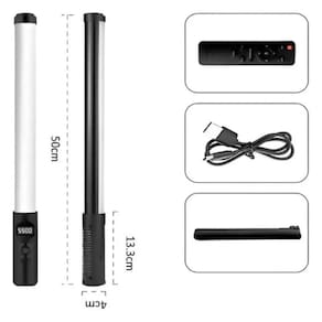 Bastão Led Com Estrutura Leve Para Usar Em Viagem