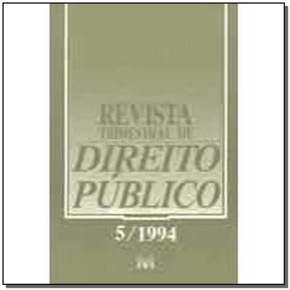 Revista Trimestral De Direito Publico Ed. 05