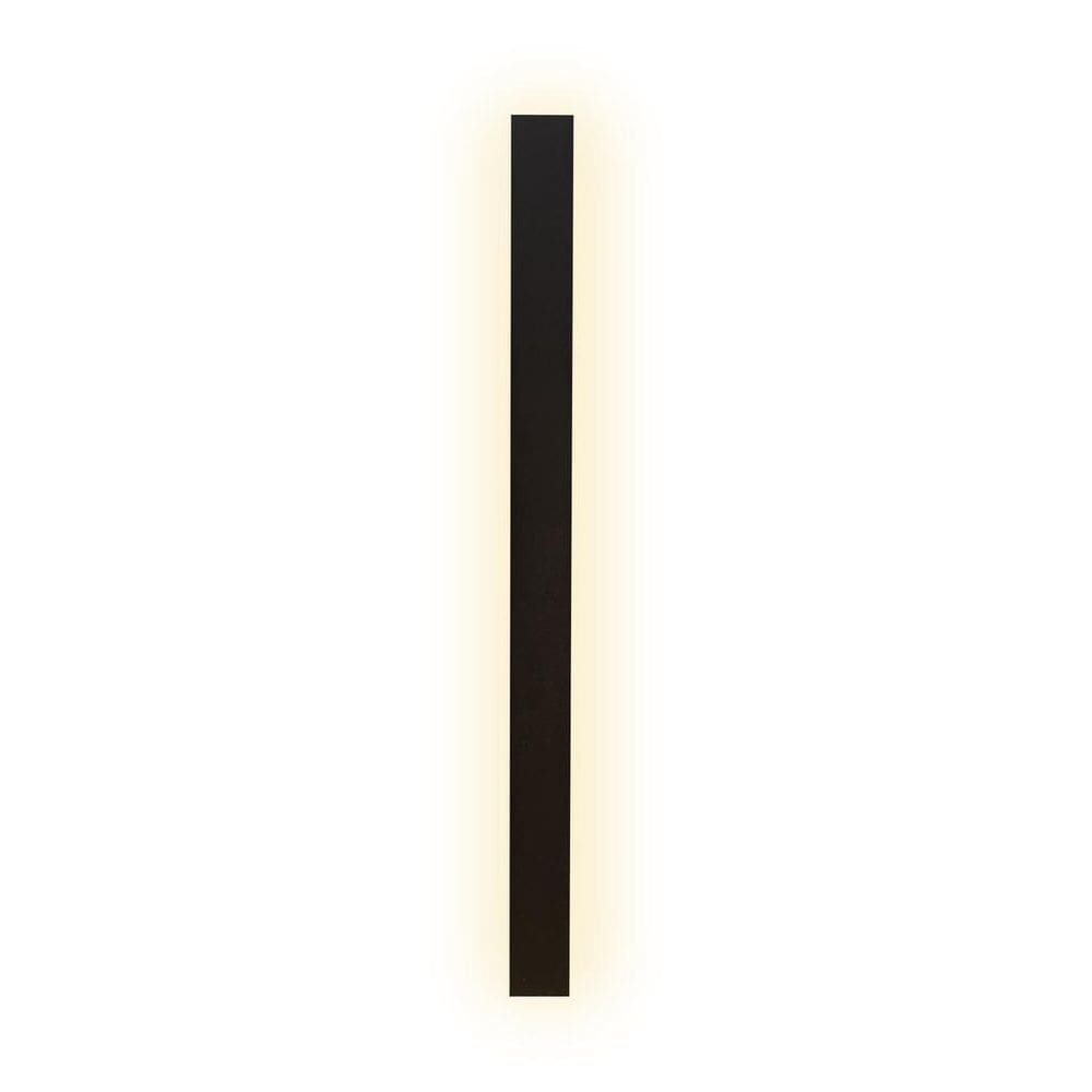 Arandela Luminária Parede Linear Led Indireta 1M 220V Preto