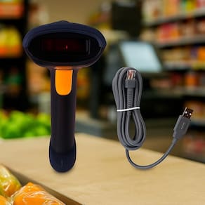 Leitor Código Barras Scanner Usb Portátil Produtos E Preços
