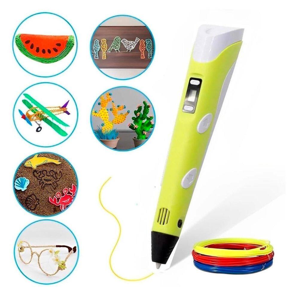 Caneta 3D Desenho Criar Cores Bivolt
