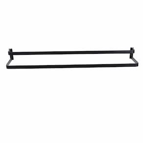 Acessórios Banheiro 4 Peças Toalheiro Duplo 60Cm Aluminio