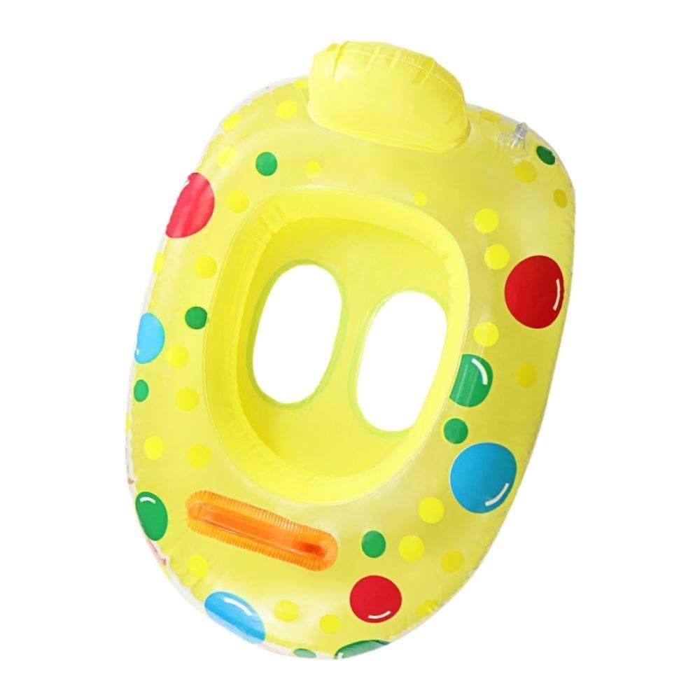 Boia Inflável Infantil Amarela 60Cm Com Assento 100% Pvc