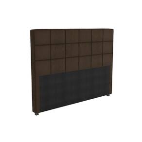 Cabeceira Cama Box Estofada Queen CAB009 Boucle Chocolate - Kappesberg
