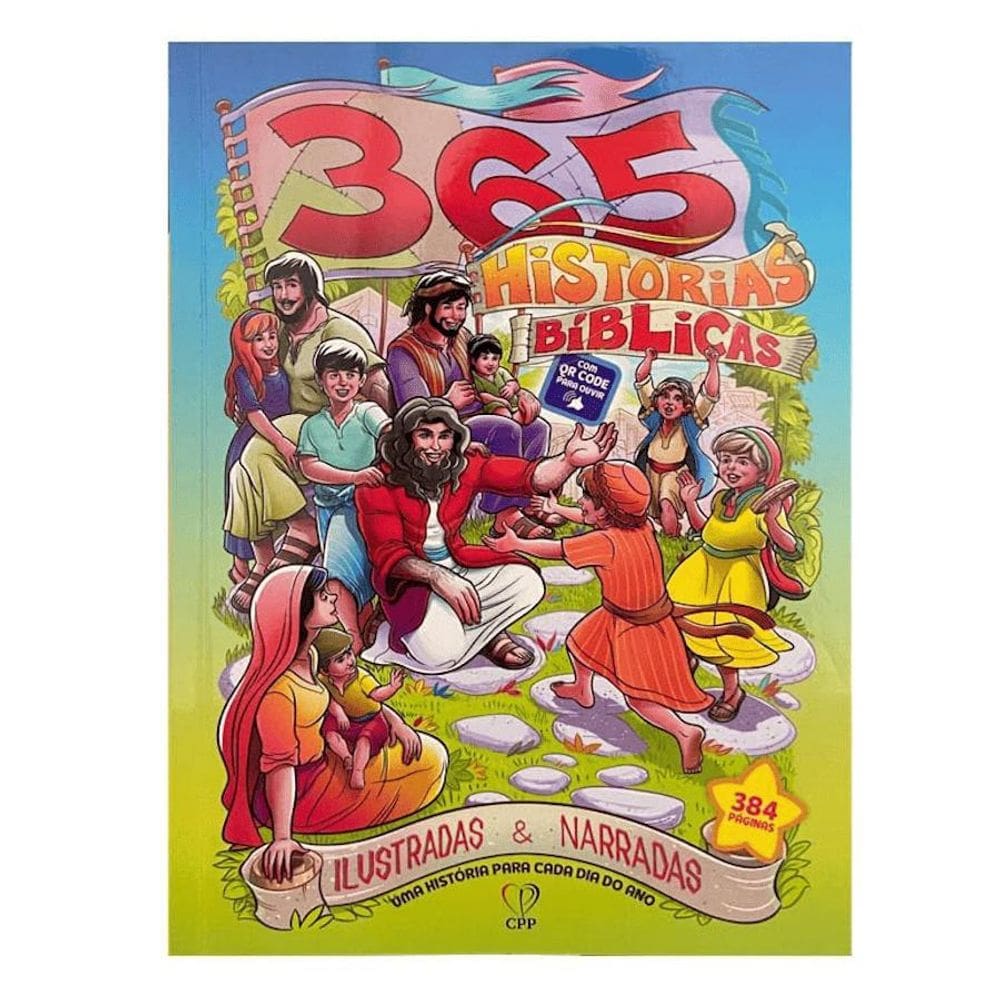 Livro 365 Historias Bíblicas Ilustradas E Narradas