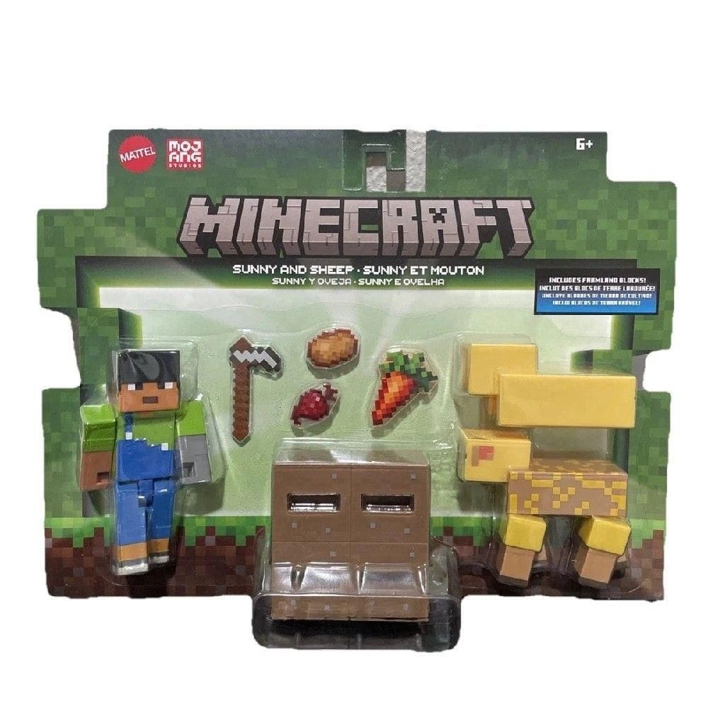 Minecraft Vanilla Sunny e Ovelha - Mattel