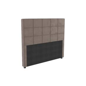 Cabeceira Cama Box Estofada Casal CAB009 Suede Cinza - Kappesberg