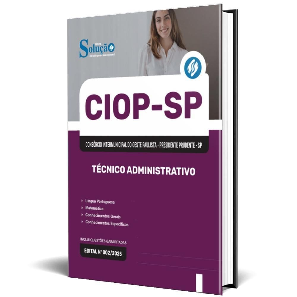 Apostila Ciop 2025 Técnico Administrativo