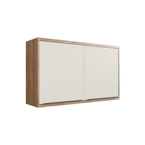 Armário Aéreo p/ Cozinha Versalis PH 3045 c/ 2 Portas 120cm Freijo/Cinza Argila - Herval
