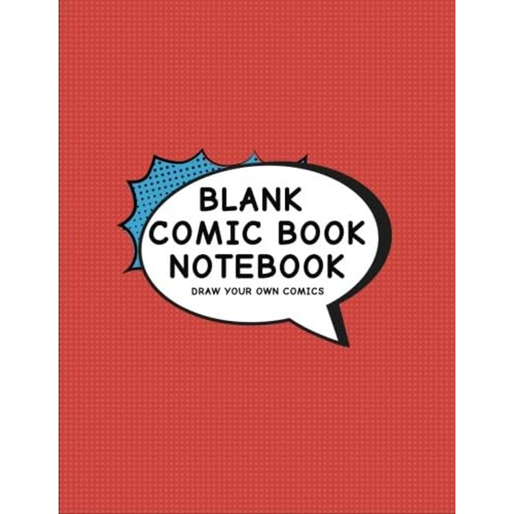 Caderno de quadrinhos em branco Red Bubble