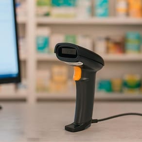 Leitor Código Barras Portátil Scanner Usb Para Caixa
