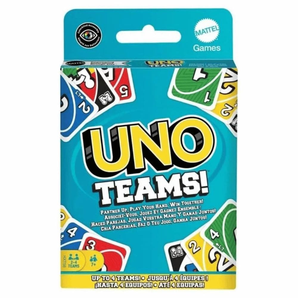 Jogo Uno Teams  112 Cartas 7+ Mattel