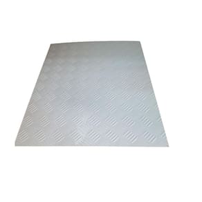 Chapa Alumínio Xadrez 1000X500Mm Na Espessura 1,2Mm Pintada