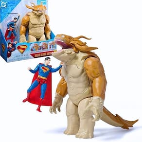 Boneco De Batalha Superman Contra Monstro Kaiju 4482 Sunny