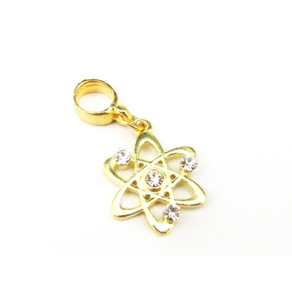 Berloque Profissão Química Folheado A Ouro 18k