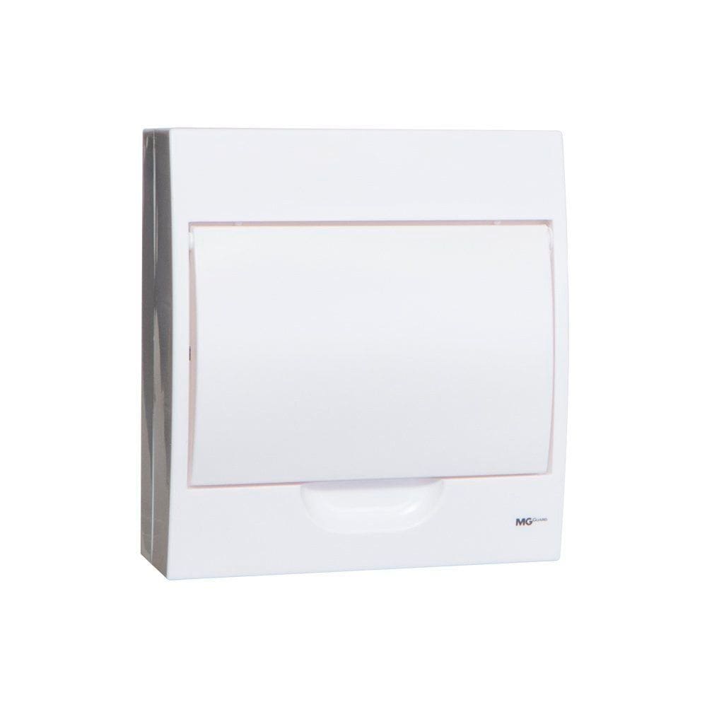 Quadro de Distribuição MarGirius QDS-08 de Sobrepor para 8 Polos Branco