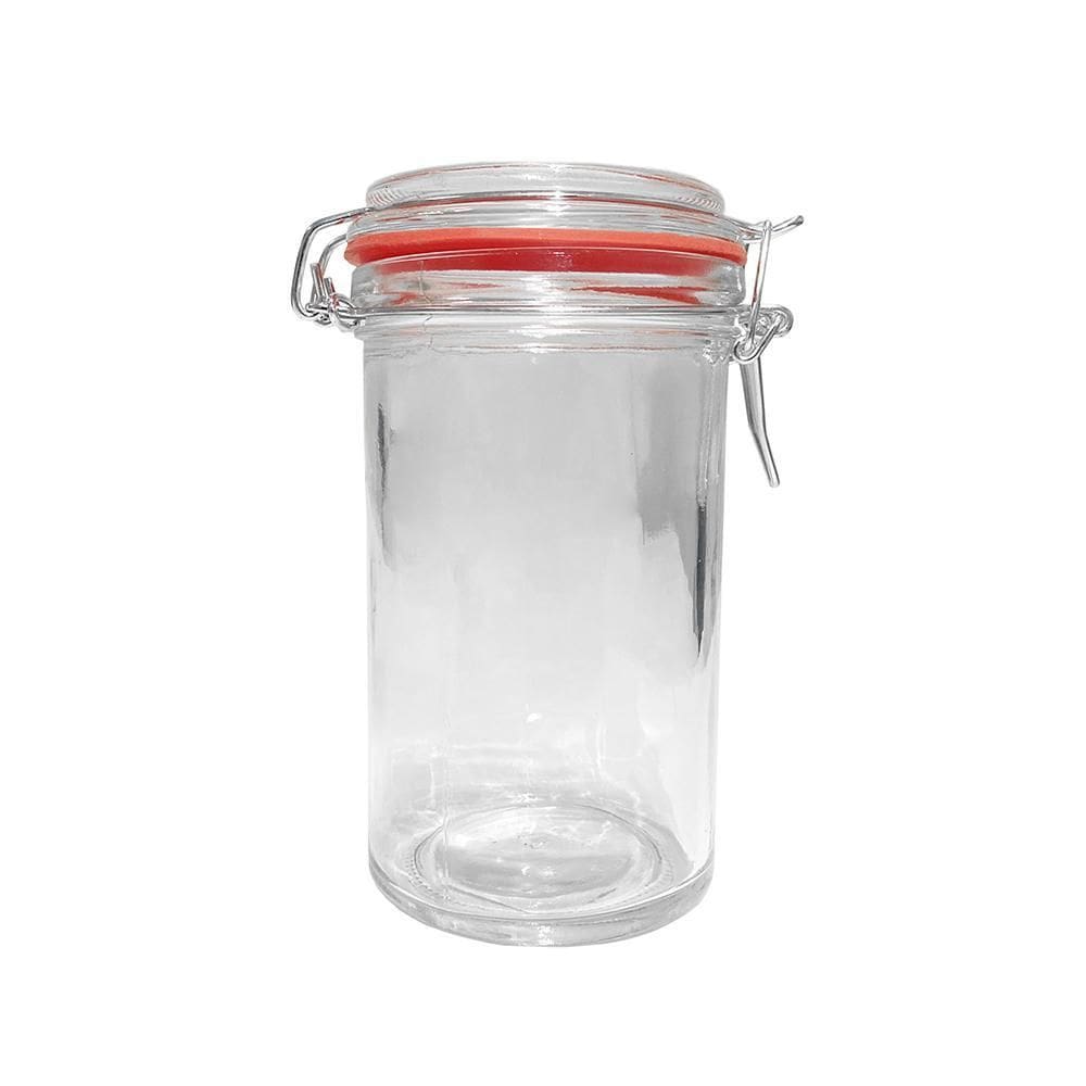 Pote Hermético Vidro Trava Metal 450Ml Class Home