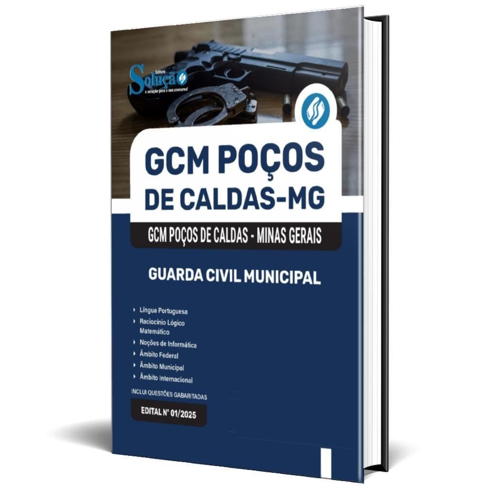 Apostila Prefeitura Poços Caldas Mg 2025 Guarda Civil
