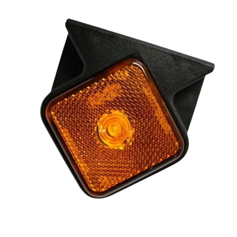 6 Lanterna Lateral Carreta Guerra Led Braslux Com Suporte
