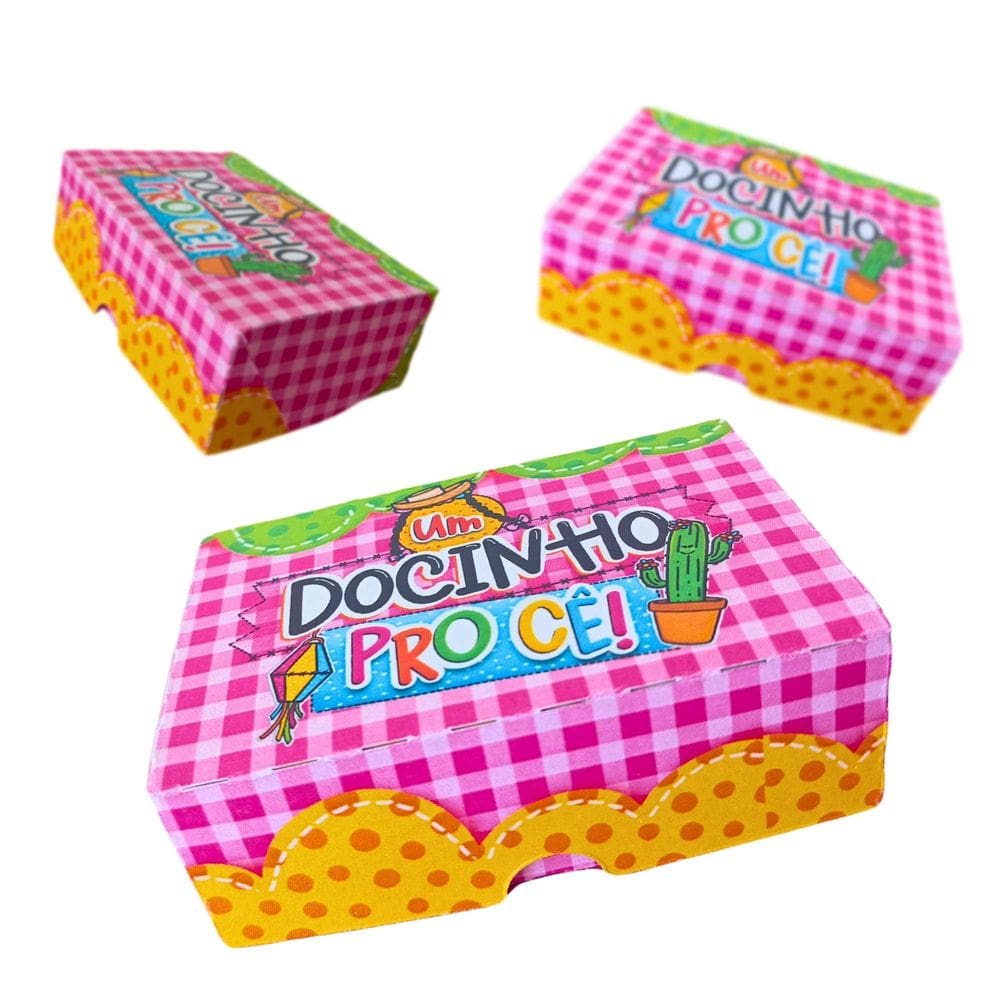 40 Caixinhas Doces Festa Junina Arraia - Docin Pro Cê