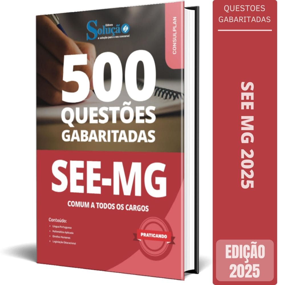 Caderno Questões See Mg 2025 Comum A Todos Os Cargos