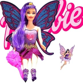 Boneca Princesa Fada Infantil Interativa Brinquedo Meninas