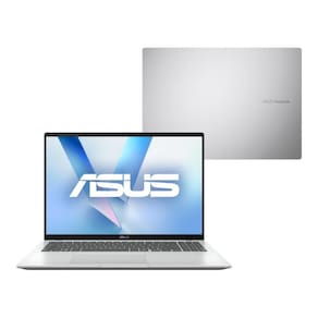 Notebook ASUS VivoBook 16 X1607QA Qualcomm Snapdragon X1 26 100 16GB Ram 512GB SSD Windows 11 Home Tela 16” FHD Silver - MB062W