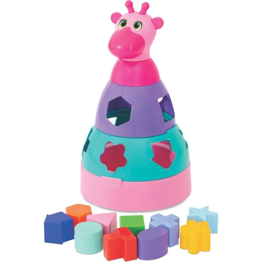 Girafa Didática Brinquedo Educativo Criança Bebe Presente