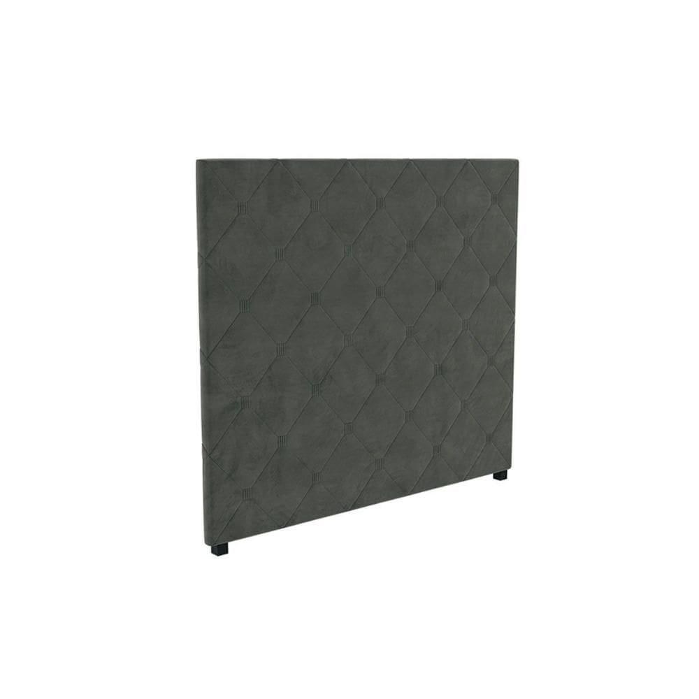 Cabeceira Cama Box Estofada Queen CAB012 - Suede Grafite - Kappesberg