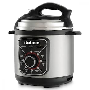 Panela De Pressão Elétrica Itatiaia Essencial 900w 5L Inox/preto 220V