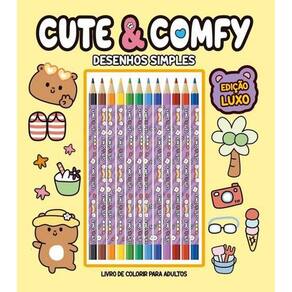 Cute & Comfy - Desenhos Simples - Luxo - 12 Lápis De Cor