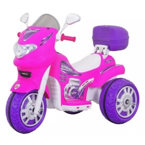 Moto Elétrica Sprint Turbo Pink 12v C/capacete 673 - Biemme