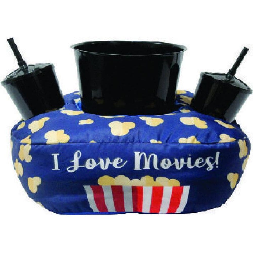 Almofada Porta Pipoca 34 X30 X12 Cm I Love Movies.