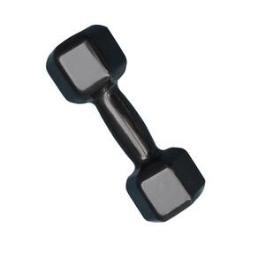 Halter Sextavado Emborrachado 4Kg Academia Treino Musculação