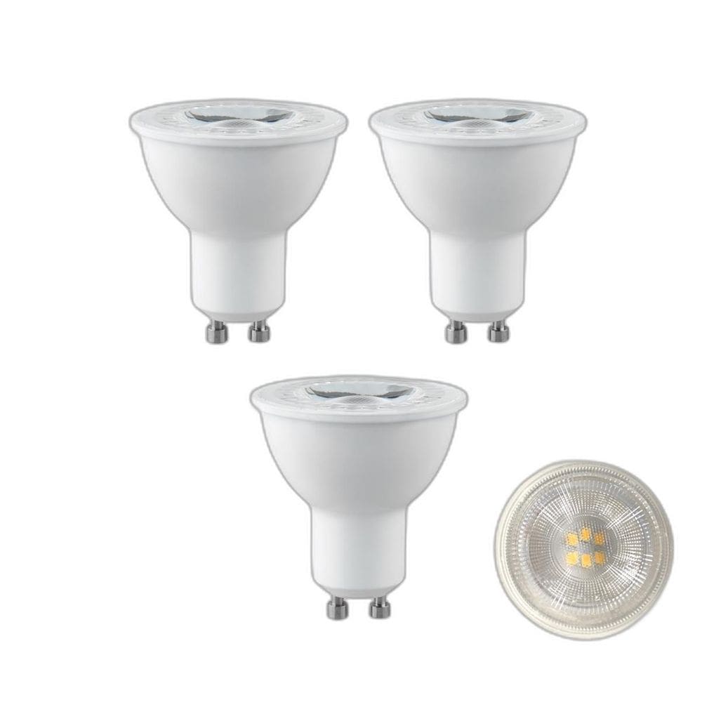 3 Lampada Dicroica De Led Neutro Mr16 Gu10 6W 4000K Lup10