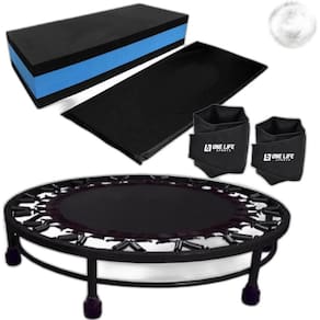 Kit Aeróbico Mini Jump+Colchonete + Caneleira 2Kg + Step
