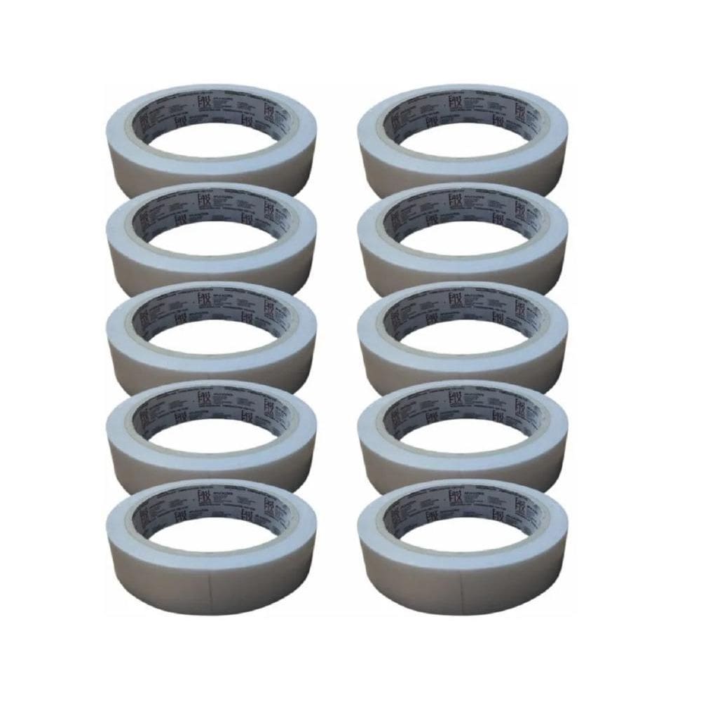 10 Rl Fita Dupla Face Fast Fix P/Colar Fita Borda 22Mm X 10M