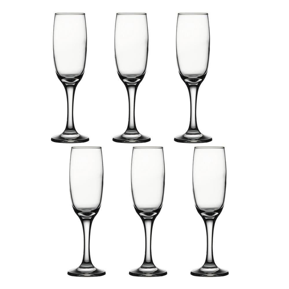 Conjunto 6 Taças Champagne Vidro 190Ml Eden Class Home