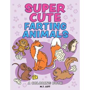 Livro de colorir Super Cute Peiding Animals Funny Genérica