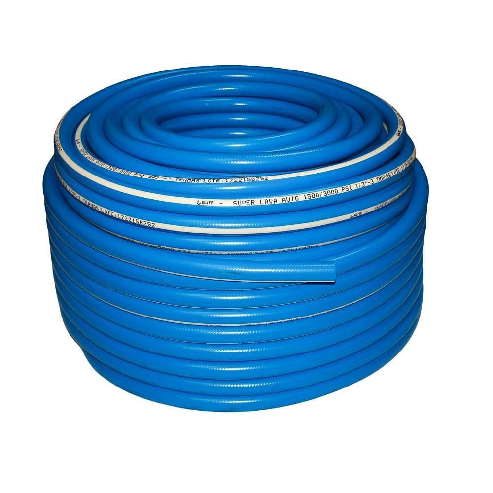 Mangueira Lava Auto 3 Tramas 1500psi 1/2 Pol 10mt Azul